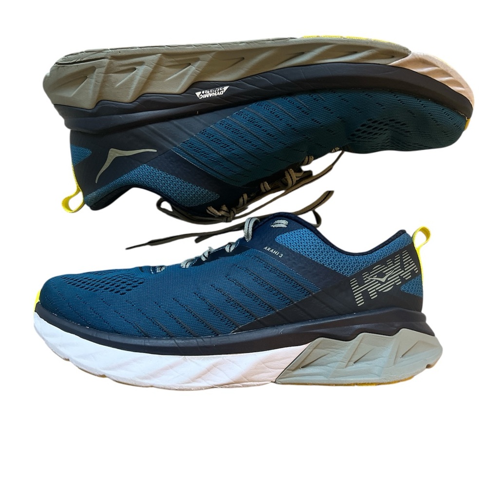 HOKA MENS ARAHI 3 RUNNING SHOES SNEAKERS SZ 8.5W